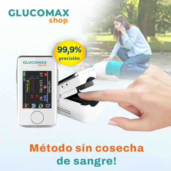 GLUCOMAX - MEDIDOR DE OXIMETRO LÁSE - ENVÍO GRATIS - 🔥ULTIMAS UNIDADES EN PROMOCION 🔥